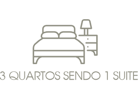 3 QUARTOS SENDO 1 SUITE